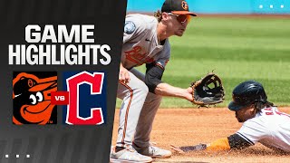 Orioles vs Guardians Game Highlights 8424  MLB Highlights [upl. by Losiram]