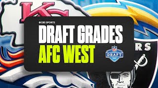 2024 NFL Team Grades For AFC WEST Division I CBS Sports [upl. by Htedirem]