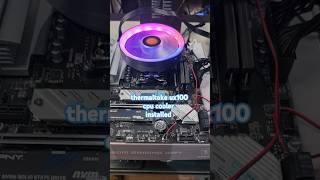 how to install thermaltake ux100 cpu cooler on am4am5 motherboard different for intel mount [upl. by Alegre]