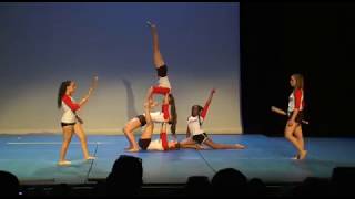 Acro UNSS Yonne 2017 07Suicid Squad par le Collège Paul Fourrey [upl. by Secunda]