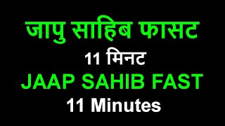 Jaap sahib fast path  11 minutes  Hindi [upl. by Erasmo241]