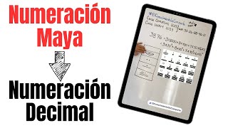 Como CONVERTIR un NÚMERO MAYA a NÚMERO DECIMAL  Numeración Maya Explicada Paso a Paso [upl. by Zsuedat]