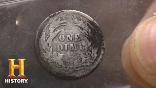 Pawn Stars 1894 S Barber Dime  History [upl. by Nylyahs827]