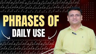 Phrases Of Daily Use  English By Wadhwa Sir [upl. by Mathis774]