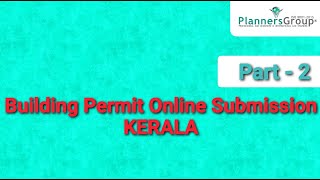 Building Permit Online Submission Kerala  Part 2 [upl. by Rochkind]