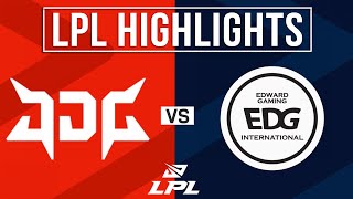 JDG vs EDG Highlights ALL GAMES  LPL 2024 Summer  JD Gaming vs EDward Gaming [upl. by Esoryram52]