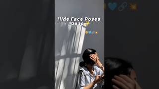 Hide Face Poses Ideas for Girls 👸💖 aesthetic fyp shorts ytshorts [upl. by Idrahs]