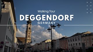 4K Deggendorf Germany  Deggendorf walking tour  THD [upl. by Lamp]