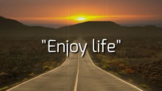 Inspirational Status For Whatsapp In English Life Quotes  Enjoy life [upl. by Llenehc]