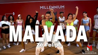 MALVADA  Zé Felipe Coreografia MILLENNIUM 🇧🇷 [upl. by Ulund]