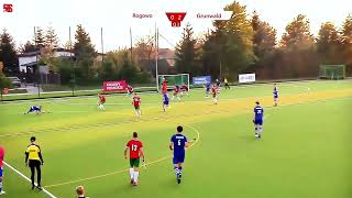 LKS Rogowo vs WKS Grunwald Poznań  Dominacja Grunwaldu Wynik 41 [upl. by Anjela]