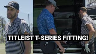 Testing the new Titleist TSeries Irons  Full Fitting [upl. by Sela]