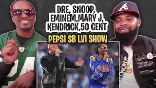 TRETV REACTS TO Dr Dre Snoop Dogg Eminem Mary J Blige Kendrick Lamar amp 50 Cent FULL SB LVI [upl. by Rorke]