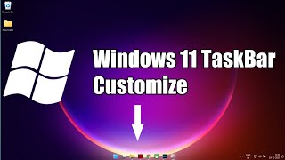 Windows 11 Taskbar Customization in Hindi  Transparent like Glass [upl. by Dnomrej116]