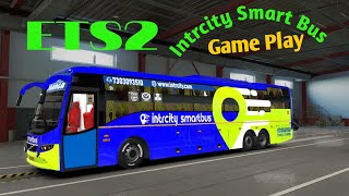 volvo 9600 intercity smart bus driving eurotrucksimulator2 game play [upl. by Leviram]