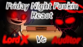 Friday Night Funkin React Auditor Vs Lord X  •TheRanitor• [upl. by Ssegrub]