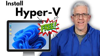 Install Free HyperV to create Virtual Machines [upl. by Arded]