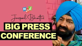 JASPAL BHATTI’s BIG PRESS CONFERENCE [upl. by Elaina]