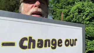 Man With Sign June 12 02024 [upl. by Adnylg145]