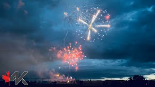 Canada Day Fireworks Celebration in Airdrie Alberta Canada July 1 2024 [upl. by Zipporah41]