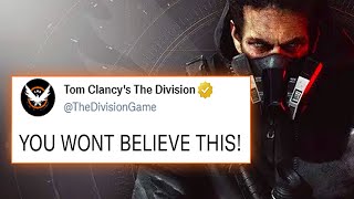 UNBELIEVABLE Message from The Division 2 team [upl. by Lanza]