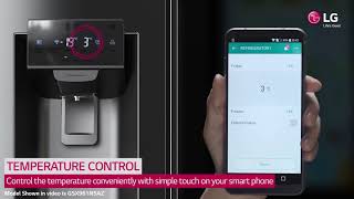 LG Home Appliance  Refrigerator  SmartThinQ™ [upl. by Anual]