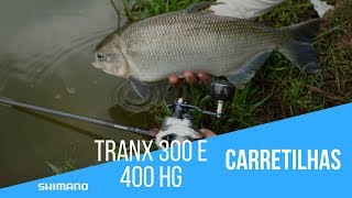 Carretilha Shimano Tranx 300 e 400 HG [upl. by Neicul]