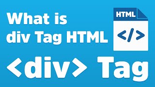 Div Tag  How to use Div Tag in HTML [upl. by Curren134]