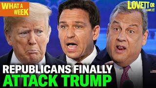 Trump Criticized For Ducking GOP Debate By Ron DeSantis amp Chris Christie [upl. by Eyla]