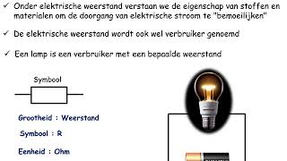 De elektrische weerstand [upl. by Aneled]