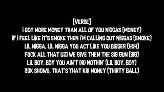 Offset  Violation Freestyle Lyrics on screen [upl. by Tammie]