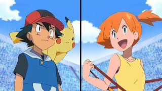 Pokemon Characters Battle Ash Vs Misty Hoenn Vs Kanto [upl. by Nylsaj]