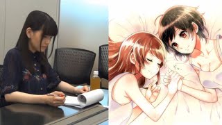 Eng Sub Akari Kito working on Yuri illustrations for Blend S at A1 Pictures studio [upl. by Leon337]