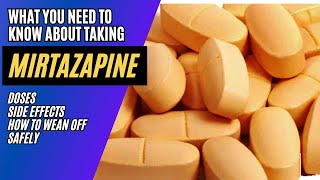 Mirtazapine Remeron  Starting Increasing amp Tapering Doses For Insomnia Anxiety amp Depression [upl. by Guinevere]