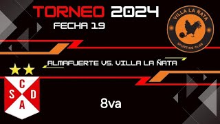 Almafuerte vs La Ñata 8va div Fecha 19 Torneo 2024 [upl. by Eltsyrhc]