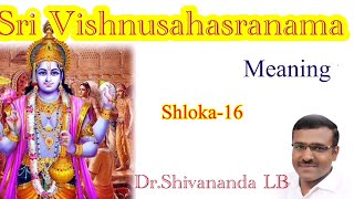 Vishnusahasranama meaning Kannada byDrShivananda [upl. by Mareah281]