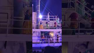 Disney characters aboard captain Mickeys boat fantasmic disney hollywoodstudios [upl. by Tice]