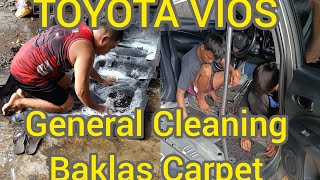 General Cleaning Baklas Carpet TOYOTA VIOS [upl. by Pedroza]