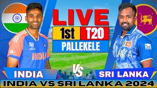 🔴 Live India vs Sri Lanka 1st T20  Live Match Score amp Commentary  IND vs SL Live match Today [upl. by Koby231]