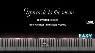 Upwards To The Moon  Sa Dingding  Piano Sheet Easy  薩頂頂《左手指月》  TAY TRÁI CHỈ TRĂNG [upl. by Enalahs]