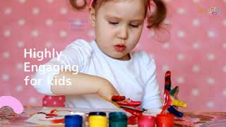 Toy Kraft Washable Finger Paints [upl. by Anelaf858]