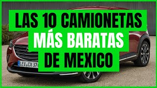 Las 10 camionetas MÁS BARATAS de México  Rodrigo de Motoren [upl. by Odnalo]