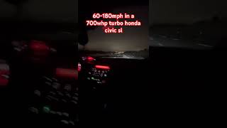 700whp 8thgen civic si burying the needle to 180mph [upl. by Eibot595]