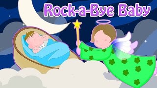 RockaBye Baby  Classic Lullaby With Lyrics  Nursery Rhymes For Kids [upl. by Siuqram]