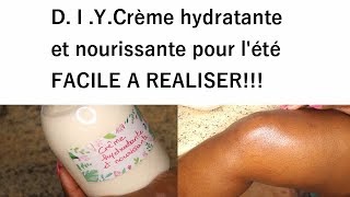 DIY CRÈME HYDRATANTE HYPER FACILE A RÉALISER PEAUX NORMALES A SÈCHES [upl. by Waly]