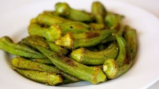 HowTo Roast Okra Aka Okra Fries  Tasty and Easy [upl. by Sert]