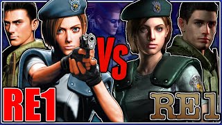 Resident Evil Original vs Remake [upl. by Joellyn]