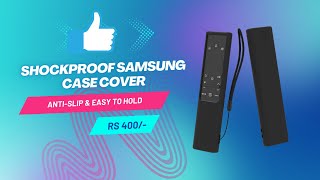 Silicone case cover  Samsung remote  Shockproof Samsung Remote Holder  Unboxing amp Review [upl. by Rubetta]