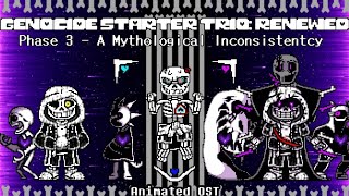 Undertale  Genocide Starter Trio Renewed  Phase 3  Animated OST [upl. by Rentschler]