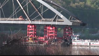 History Made on the Ohio RiverThe Wellsburg Bridge [upl. by Zara571]